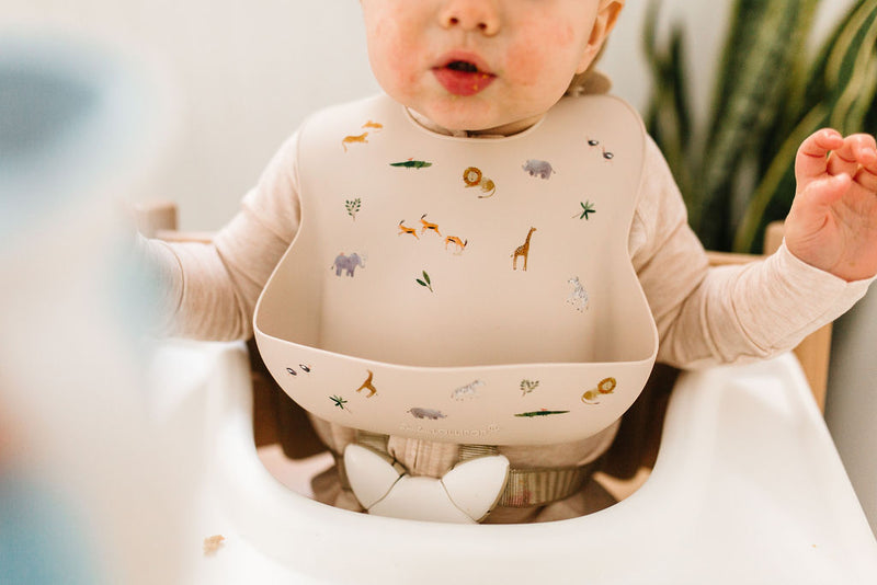 Bavoir en silicone imprimé LouLou Lollipop - Plumme Box