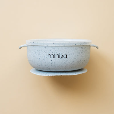 Minika | Bol en silicone avec couvercle - Plumme Box