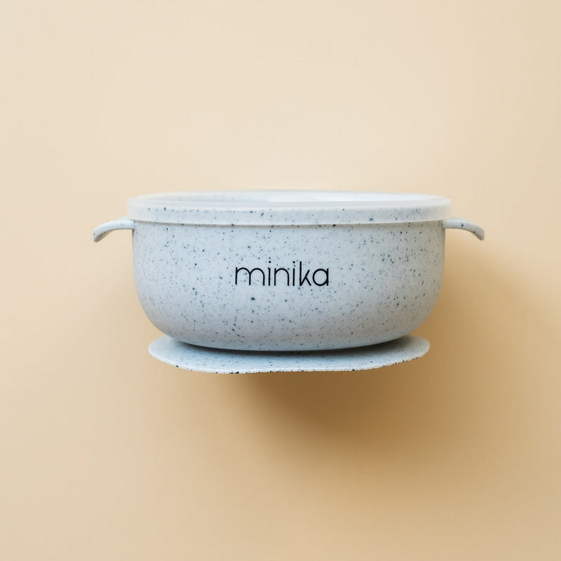 Minika | Bol en silicone avec couvercle - Plumme Box