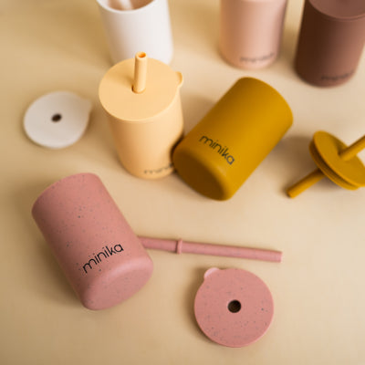 Minika | Tasse à paille avec couvercle - Plumme Box