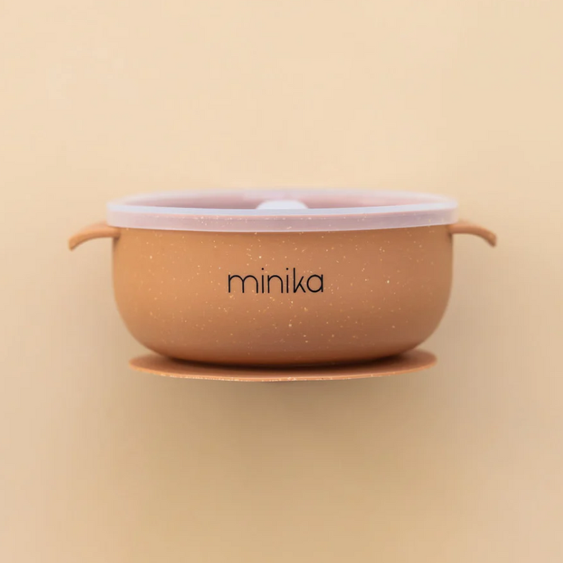 Minika | Bol en silicone avec couvercle - Plumme Box