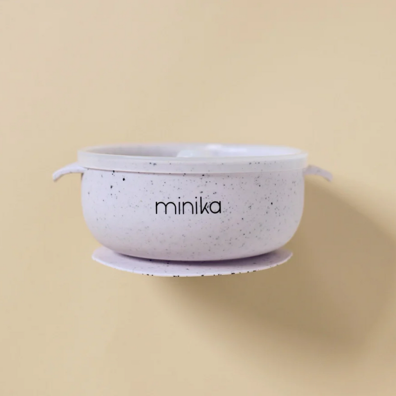 Minika | Bol en silicone avec couvercle - Plumme Box