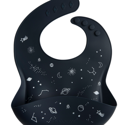 Bavoir en silicone imprimé LouLou Lollipop - Plumme Box