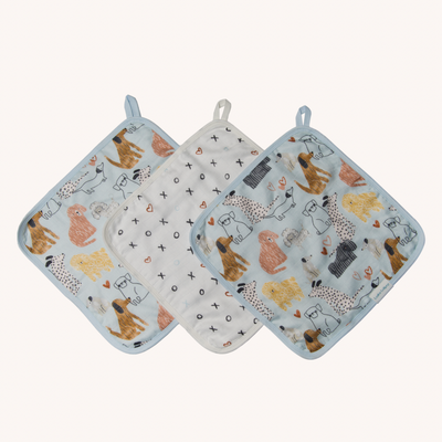 LouLou Lollipop | Gant de toilette 3 pièces - Plumme Box