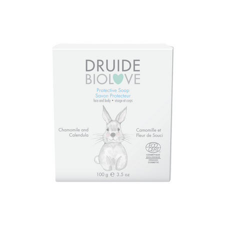 DRUIDE Savon protecteur pour bébé à la camomille et au calendula