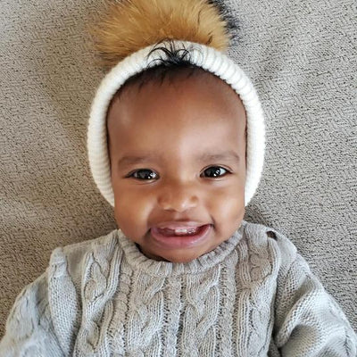 Tuque en fourrure de Pom Pom