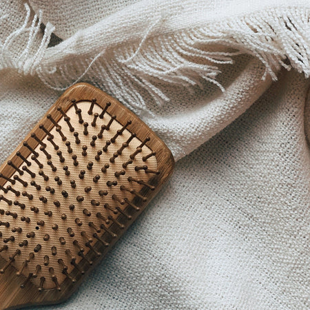 Brosse à cheveux en bambou