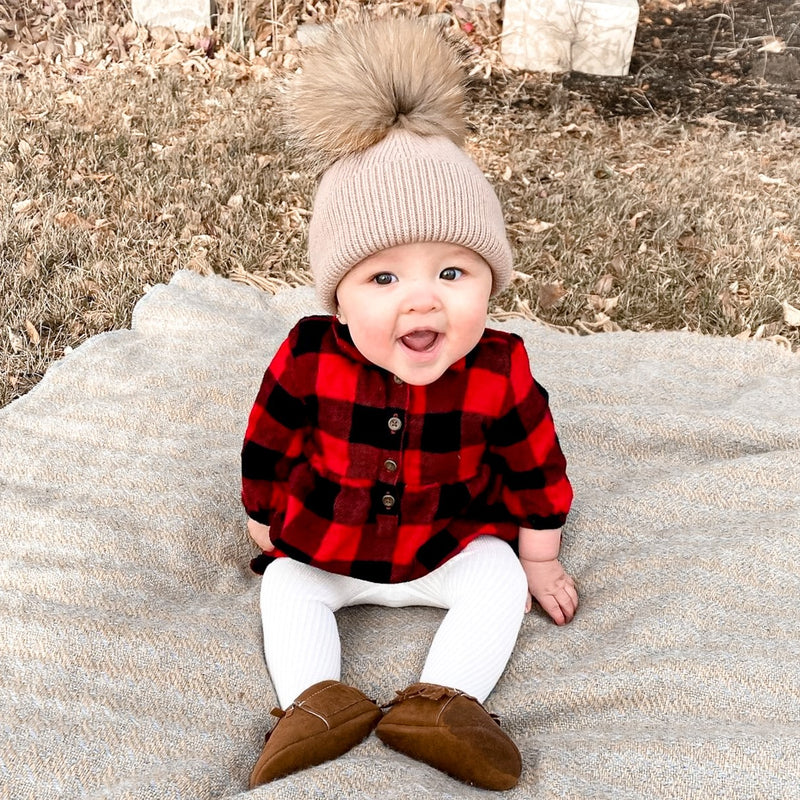 Tuque en fourrure de Pom Pom