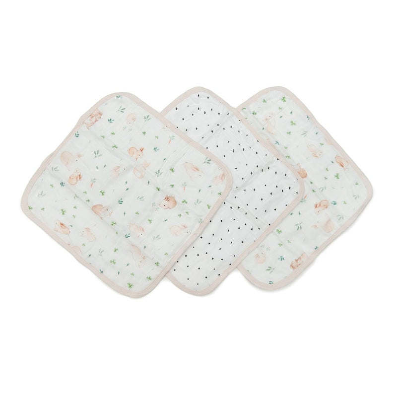 Set de gants de toilette 3 pièces