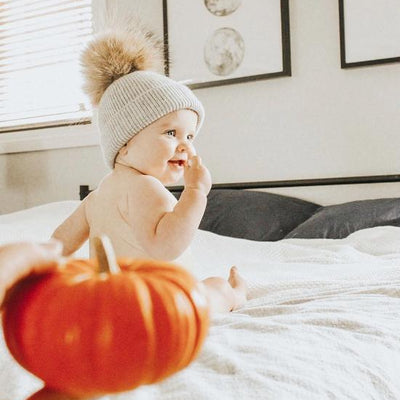 Tuque en fourrure de Pom Pom