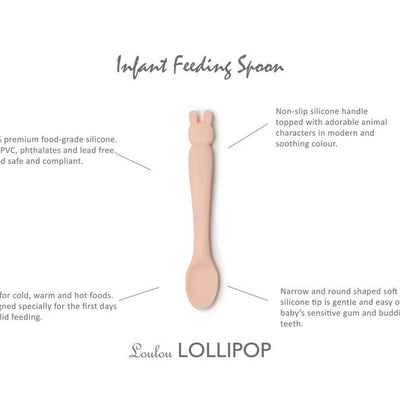 LOULOU LOLLIPOP Cuillère pour l'alimentation des nourrissons