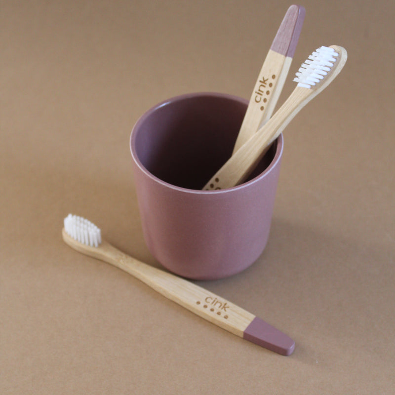 Brosse à dents d'enfant en bambou