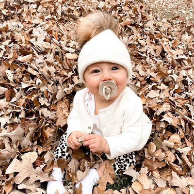 Tuque en fourrure de Pom Pom