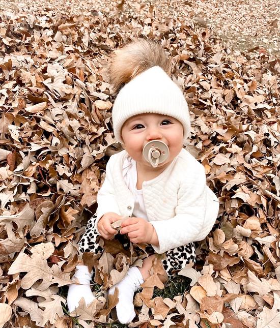 Tuque en fourrure de Pom Pom