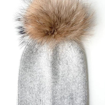 Tuque en fourrure de Pom Pom