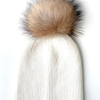Tuque en fourrure de Pom Pom