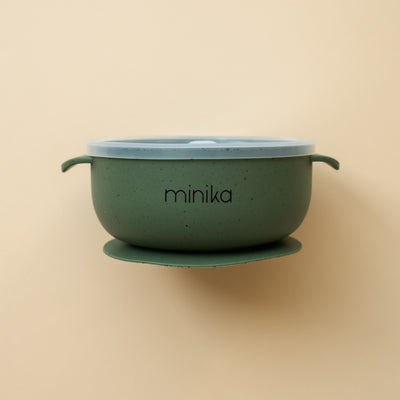 Minika | Bol en silicone avec couvercle - Plumme Box