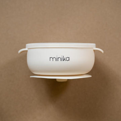 MINIKA Bol en silicone avec couvercle