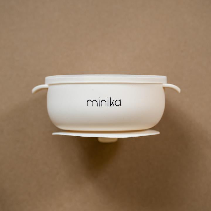 MINIKA Bol en silicone avec couvercle