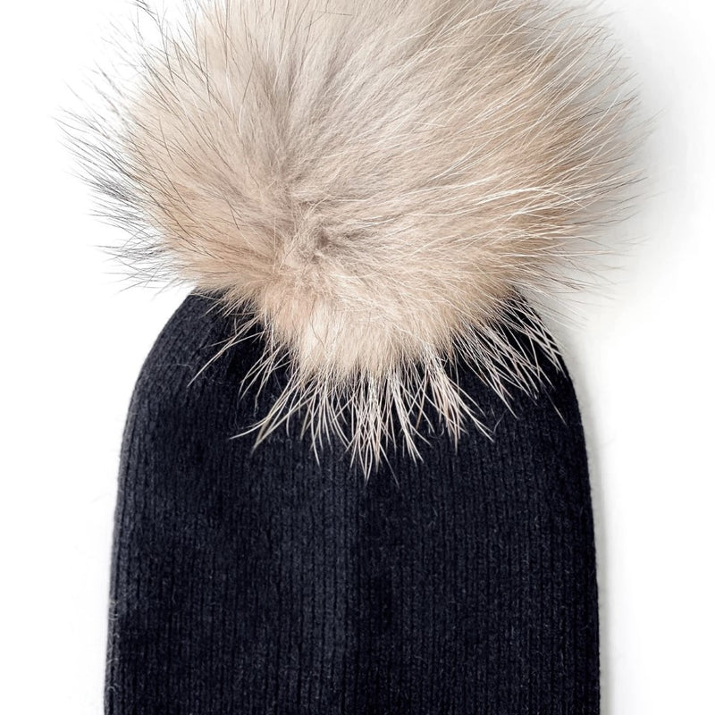 Tuque en fourrure de Pom Pom