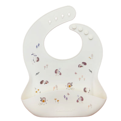 Bavoir en silicone imprimé LouLou Lollipop - Plumme Box