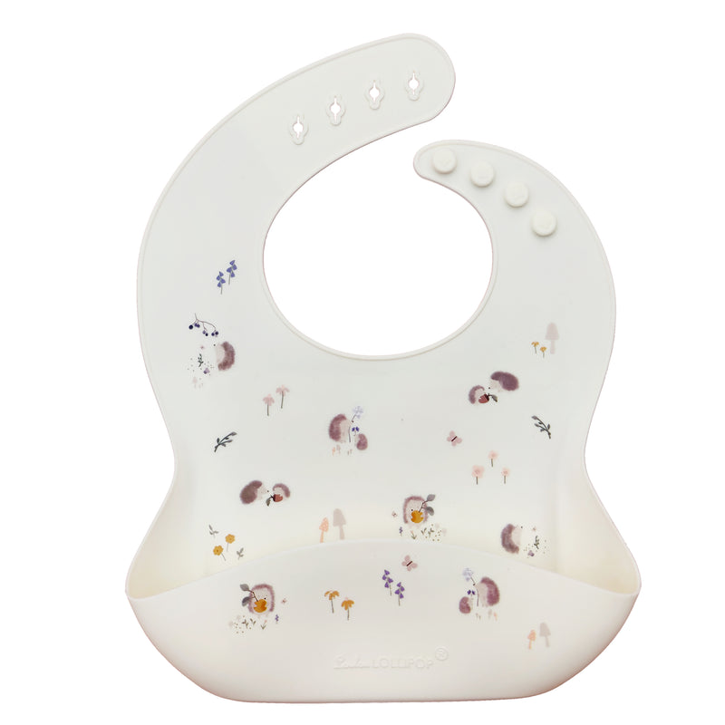 Bavoir en silicone imprimé LouLou Lollipop - Plumme Box