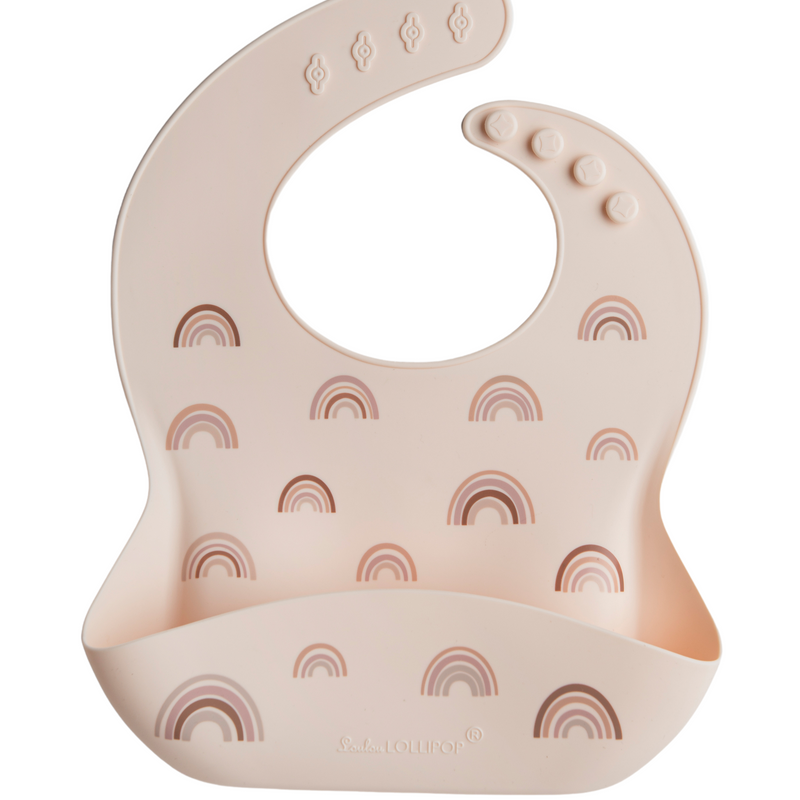 Bavoir en silicone imprimé LouLou Lollipop - Plumme Box