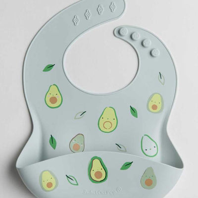 Bavoir en silicone imprimé LOULOU LOLLIPOP