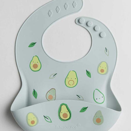 Bavoir en silicone imprimé LouLou Lollipop - Plumme Box