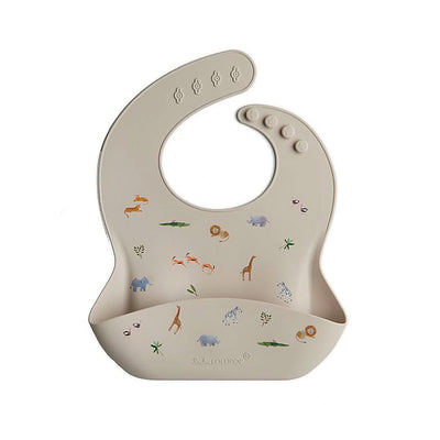 Bavoir en silicone imprimé LOULOU LOLLIPOP