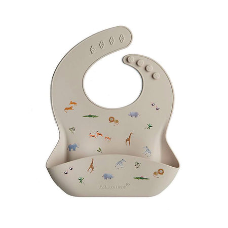 Bavoir en silicone imprimé LOULOU LOLLIPOP