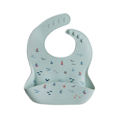 Bavoir en silicone imprimé LOULOU LOLLIPOP