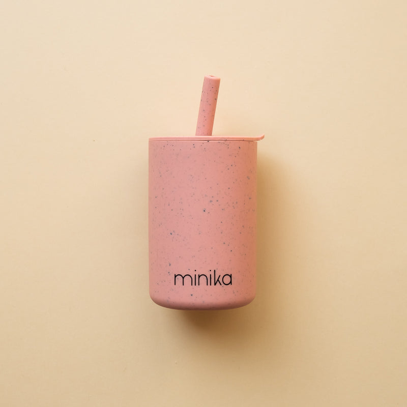 Minika | Tasse à paille avec couvercle - Plumme Box
