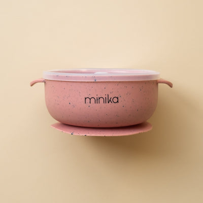Minika | Bol en silicone avec couvercle - Plumme Box