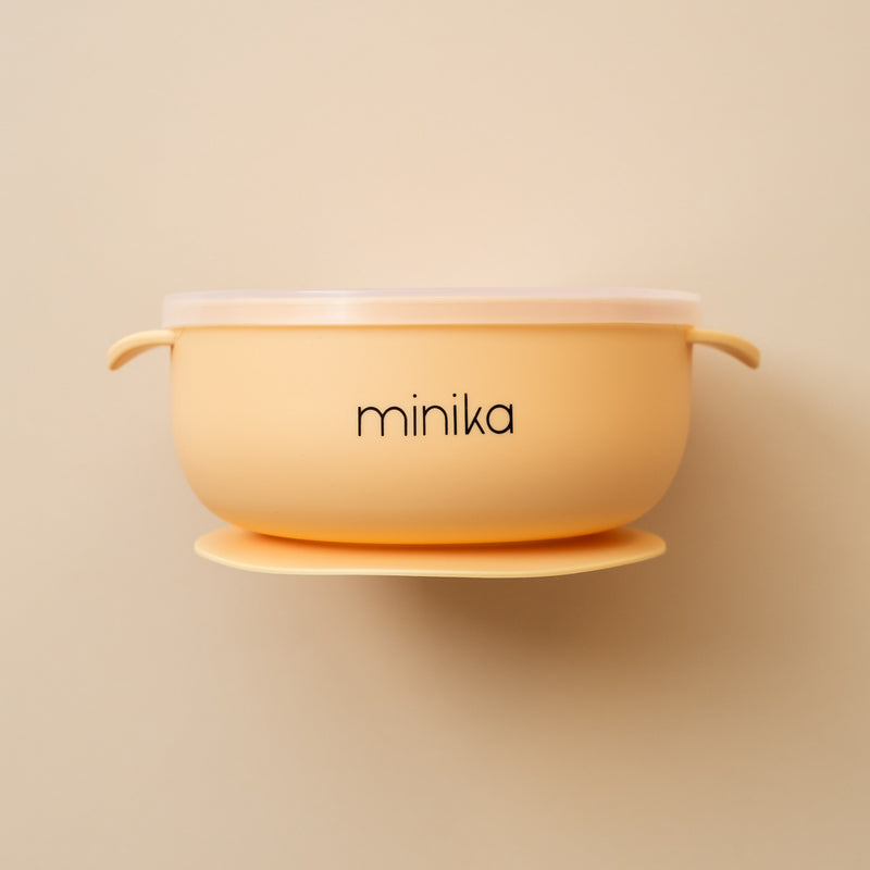 Minika | Bol en silicone avec couvercle - Plumme Box