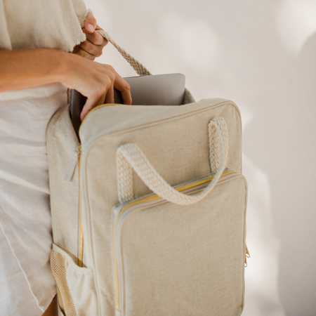 SoYoung | Sac à dos en lin - Plumme Box
