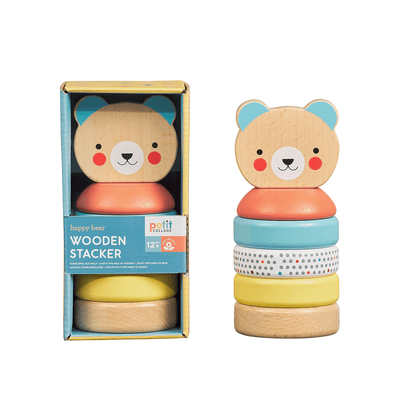 PETIT COLLAGE Empileur d'ours en bois