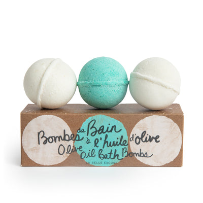 Bombes de bain à l'huile d'olive LOLO ET MOI