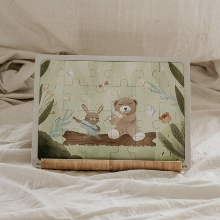 Moka Toutou Musical | Puzzle traditionnel - La forêt enchantée de Moka - Plumme Box