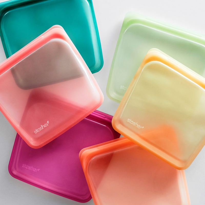 Stasher Large Reusable Snack Bag – Plumme Box - Main Image