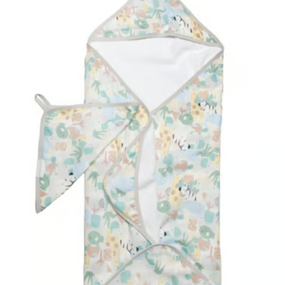 Loulou Lollipop | Muslin Hooded Towel Set - Plumme Box