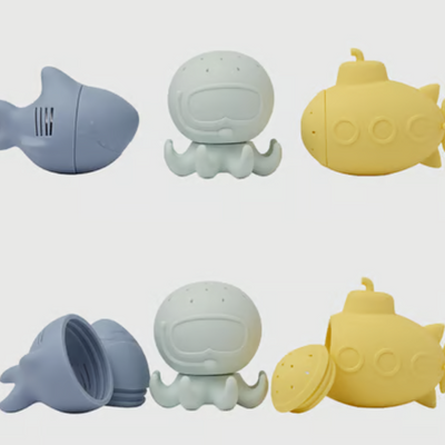 Loulou Lollipop | Silicone Bath Toy - Set of 3 - Plumme Box