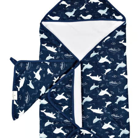 Loulou Lollipop | Muslin Hooded Towel Set