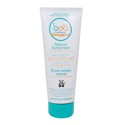 Baby Boo Bamboo | Lotion solaire naturelle SPF 40 100g - Plumme Box
