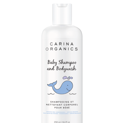 Carina Organics | Shampooing et gel douche pour bébé 250ml