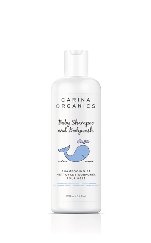 Carina Organics | Shampooing et gel douche pour bébé 250ml