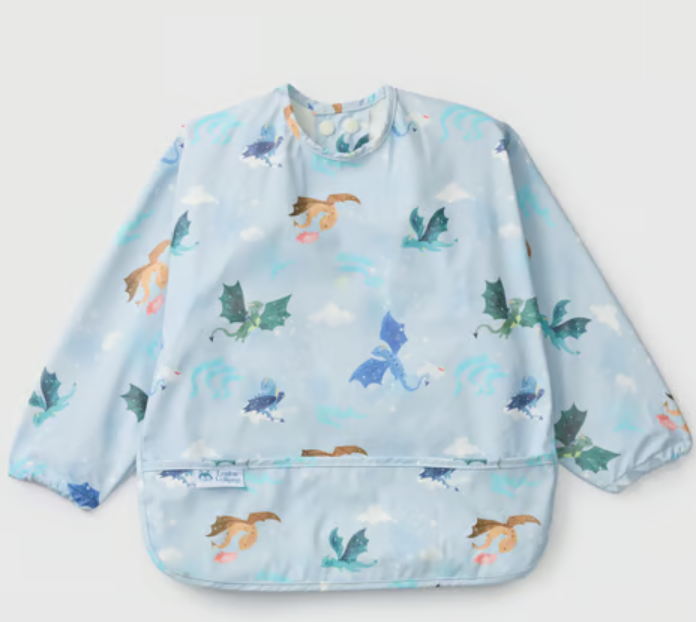 LouLou Lollipop | Long Sleeve Waterproof Bib - Plumme Box