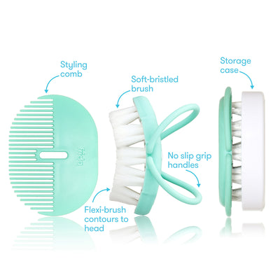 Frida Baby | Head-Hugging Hairbrush + Comb Set