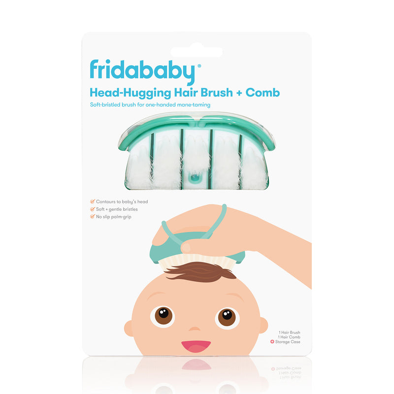 Frida Baby | Head-Hugging Hairbrush + Comb Set