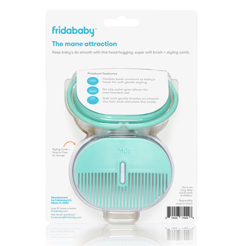 Frida Baby | Head-Hugging Hairbrush + Comb Set